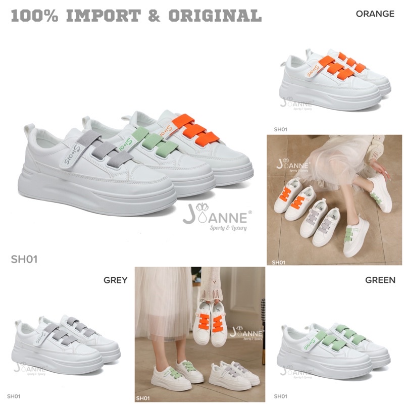 RESTOCK! [ORIGINAL] JOANNE Sneakers Shoes Sepatu Wanita #JN-SH01