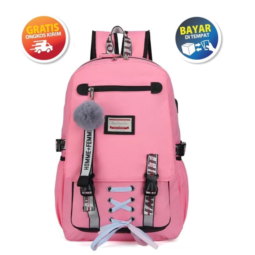 Tas Sekolah Anak Perempuan Sd -Smp -Sma Backpack Ransel Wanita Tas Anak Sekolah SD Dan TK Simple Backpack Ransel Anak Karakter Laki Laki Perempuan Garsel