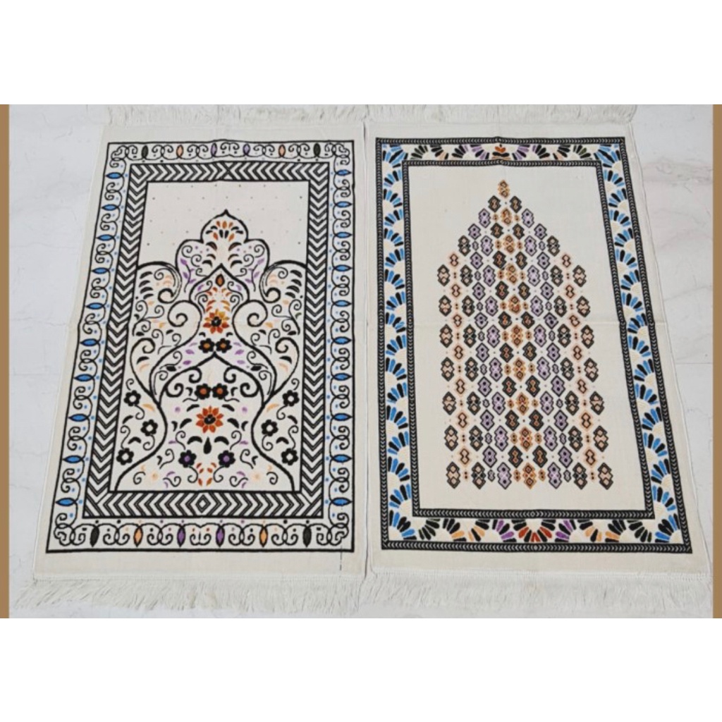 Sajadah Turkey Ar Rahman Premium White Edition 70x110