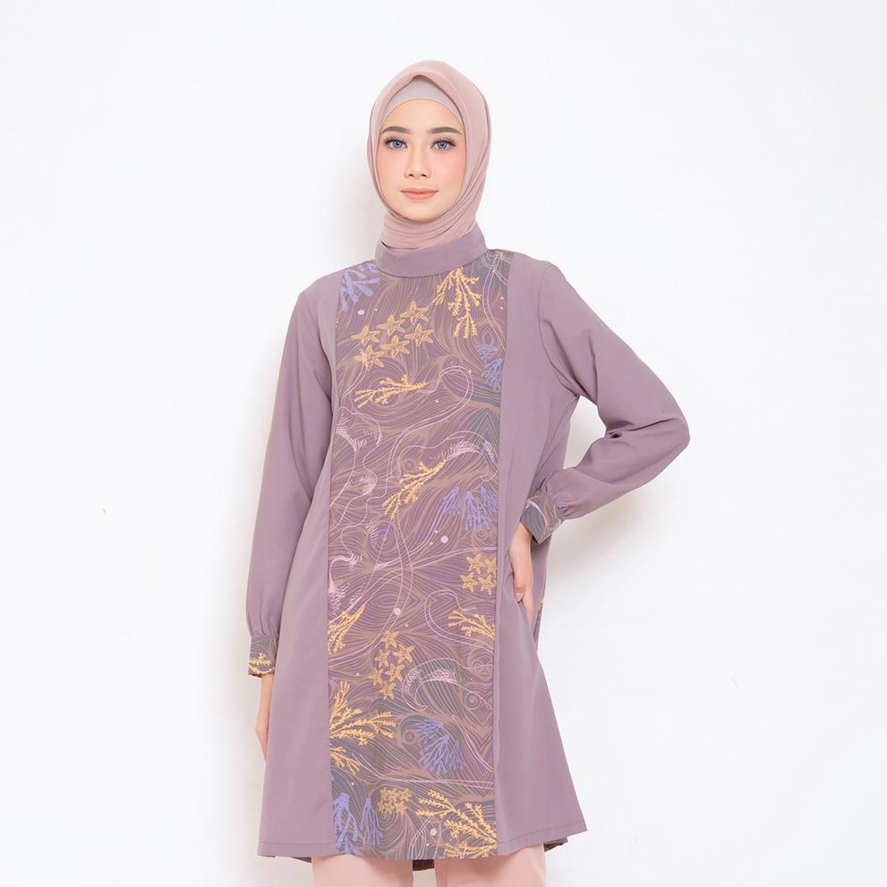 CZE.28Ja23в ‣ ZM Zaskia Mecca - Minda Brown Tunik - Jelita Indonesia - Edisi Derawan