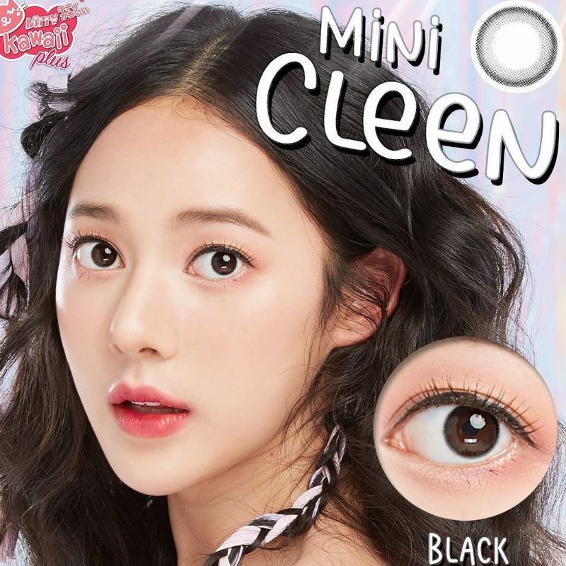 SOFTLENS KITTY KAWAII MINI CLEEN BLACK HITAM NORMAL MINUS ORIGINAL SOFTLEN MINUS TINGGI s.d -10.00