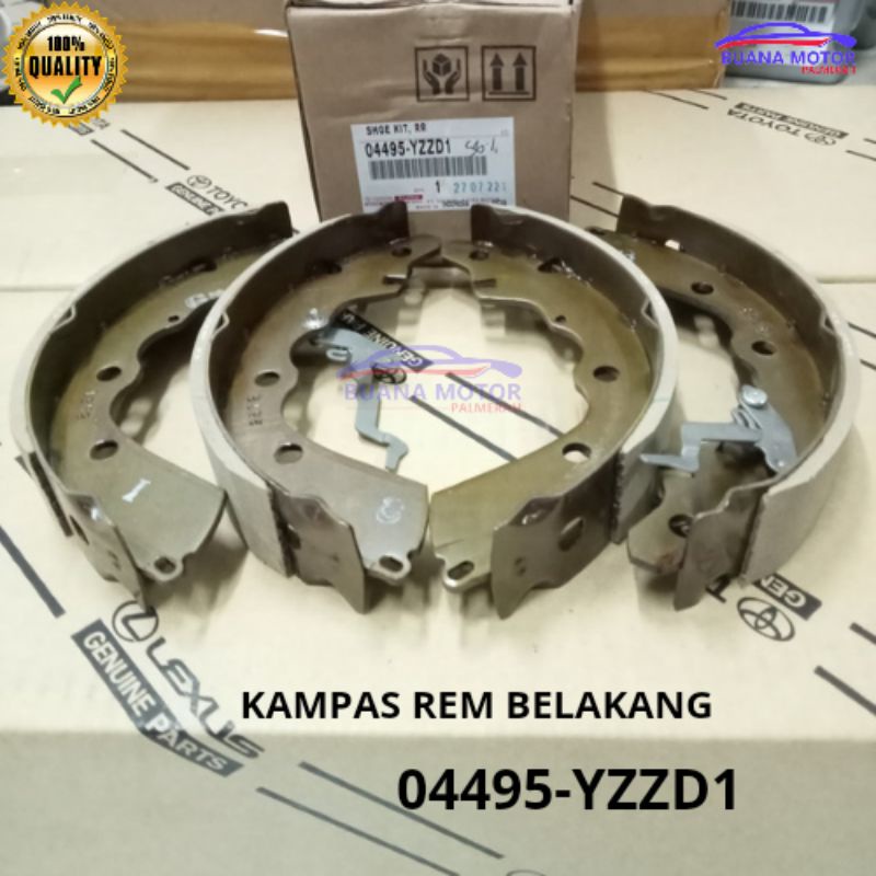 Brake Shoe Kampas Rem Belakang Calya Sigra 04495-YZZD1 Original