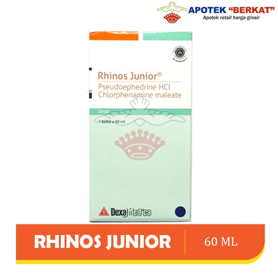 Jual RHINOS JUNIOR SYRUP 60ML/ FLU/ PILEK ANAK Shopee Indonesia