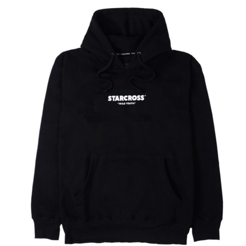 STARCROSS HOODIE PULLOVER BLACK YOUTH DISTRO PRIA