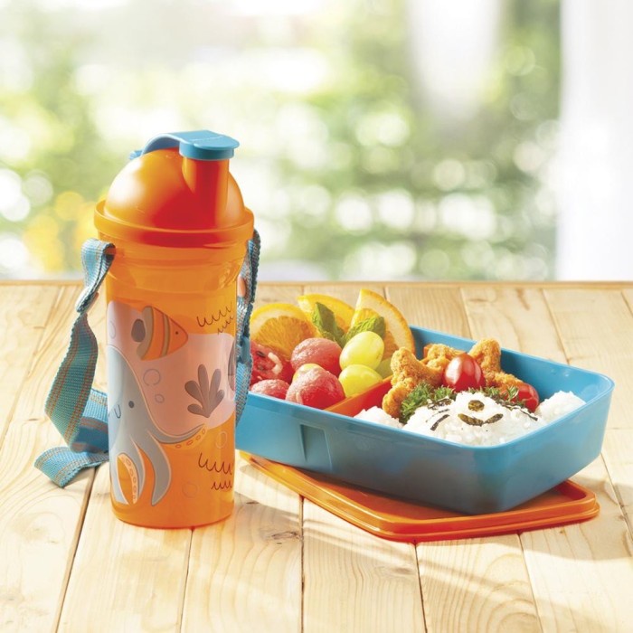 [Lunch Box Set] Tempat Makan Anak Tupperware Kids Lunch Set Promo [Readyy]