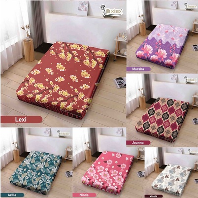 SARUNG KASUR BUSA ILLUSIONS KING QUEEN SINGLE T20/ 180x200 / 160x200 / 120x200 / SARBUS / SPREI RESLETING