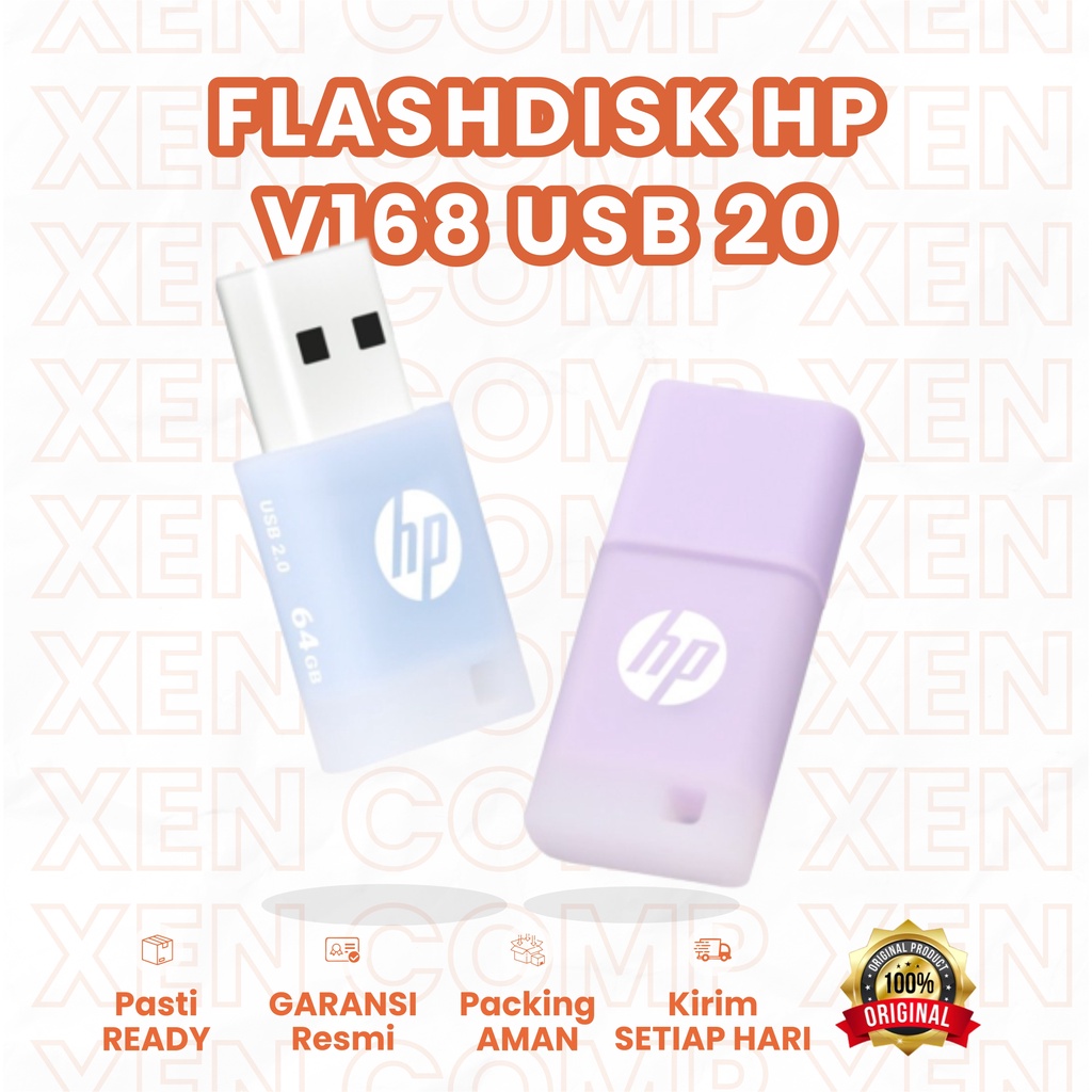 Flashdisk HP V168 USB 2.0 Original 32gb / 64gb