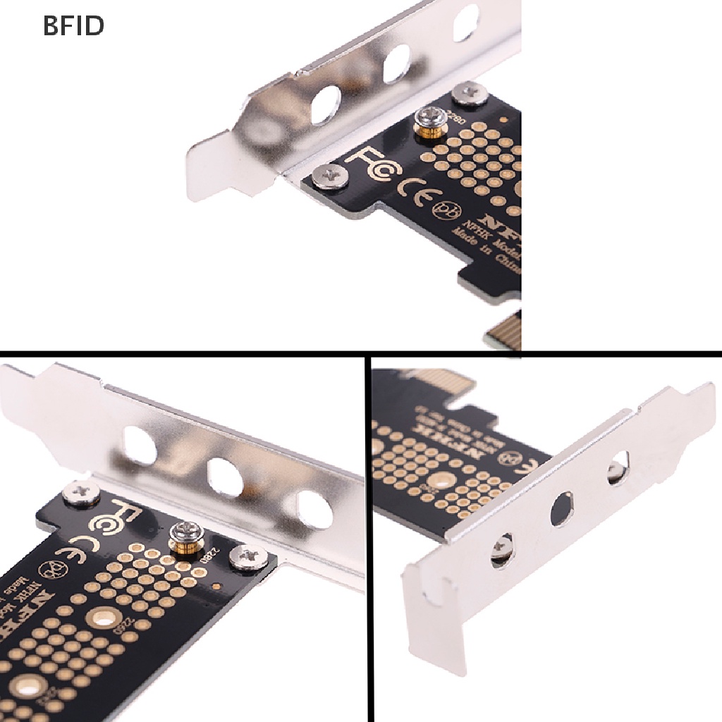 [BFID] Nvme PCIe M.2 NGFF SSD to PCIe x1 adapter card Kartu PCIe x1 Ke M.2 Dengan bracket [ID]