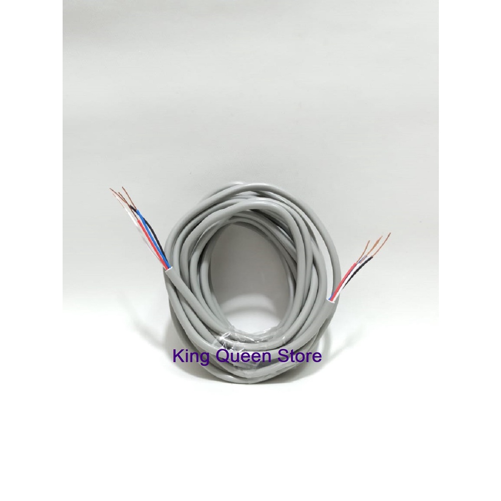 Kabel Telephone isi 4 warna  abu
