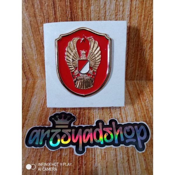 Emblem baret kartika eka paksi asli TNI-AD