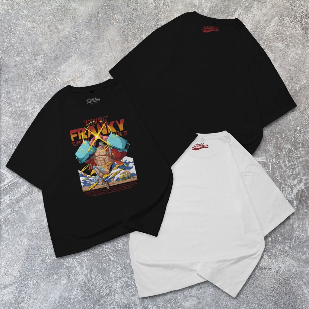 HipNop  Kaos Oversize FRANKY T-Shirt Cowok Premium