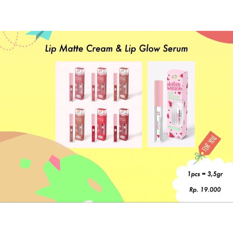 READY Lipglow Serum Chingu &amp; Korean Mattekiss Lipcream by Kiyowo SISKA KHOL
