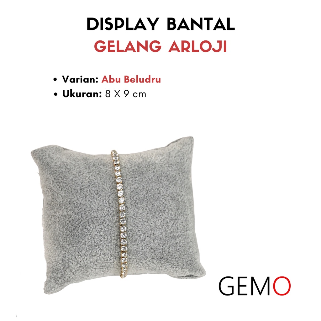 Display Bantal Dudukan Gelang Bantalan untuk Peraga Perhiasan Jewelry Toko Emas Berlian Murah