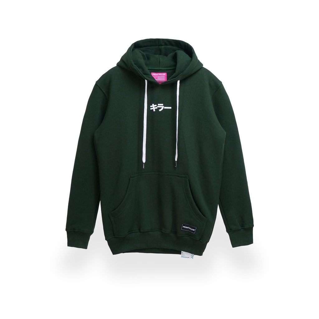 JAKET HOODIE FRIDAY KILLER | KIRA GREEN HOODIE