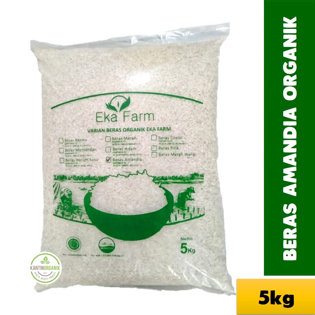 

Eka Farm Beras Organik Beras Diabetes 5 Kg / Beras Menthik Wangi Susu 5Kg
