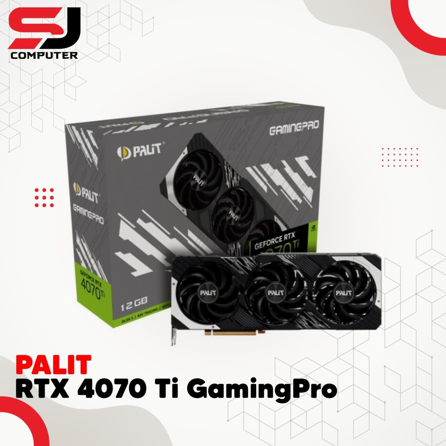 PALIT RTX 4070 Ti GamingPro 12GB GDDR6X | VGA Gaming RTX 4070Ti