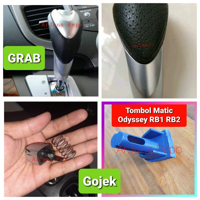 Tpm Tombol Shift Knob Knop Matic Odyssey Rb1 Rb2 Part