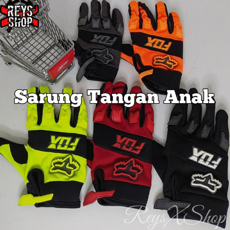 SARUNG TANGAN Sepeda MOTOR MINI ANAK GLOVE TRAIL ANAK SARUNG TANGAN CROSS ANAK 5-10TAHUN "AMB.09Ja23