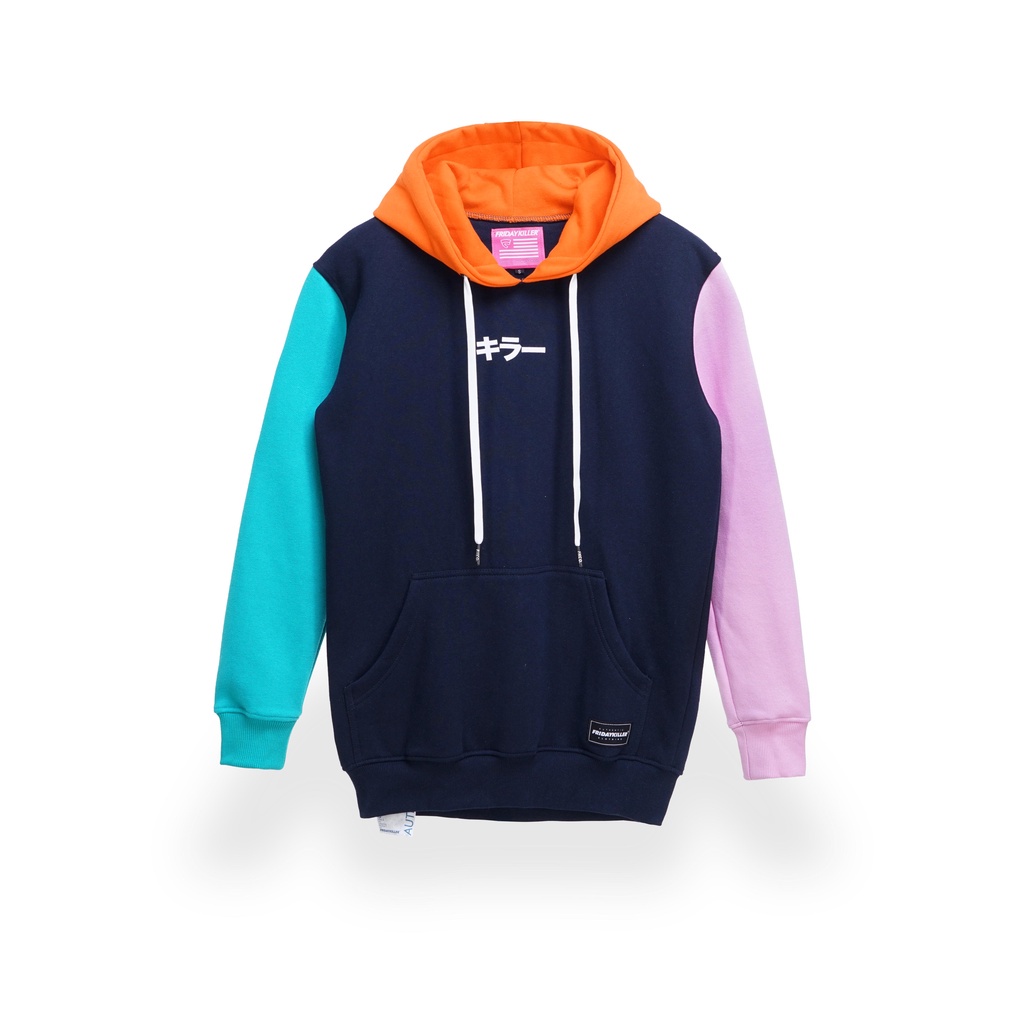 JAKET HOODIE FRIDAY KILLER | YONSHOKU NAVY HOODIE