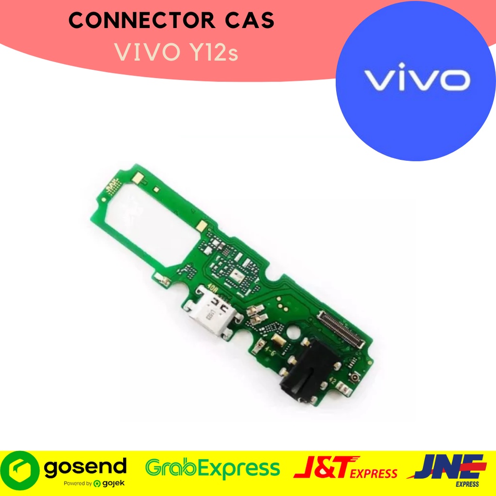 Konektor colokan cas Vivo Y12s bergaransi