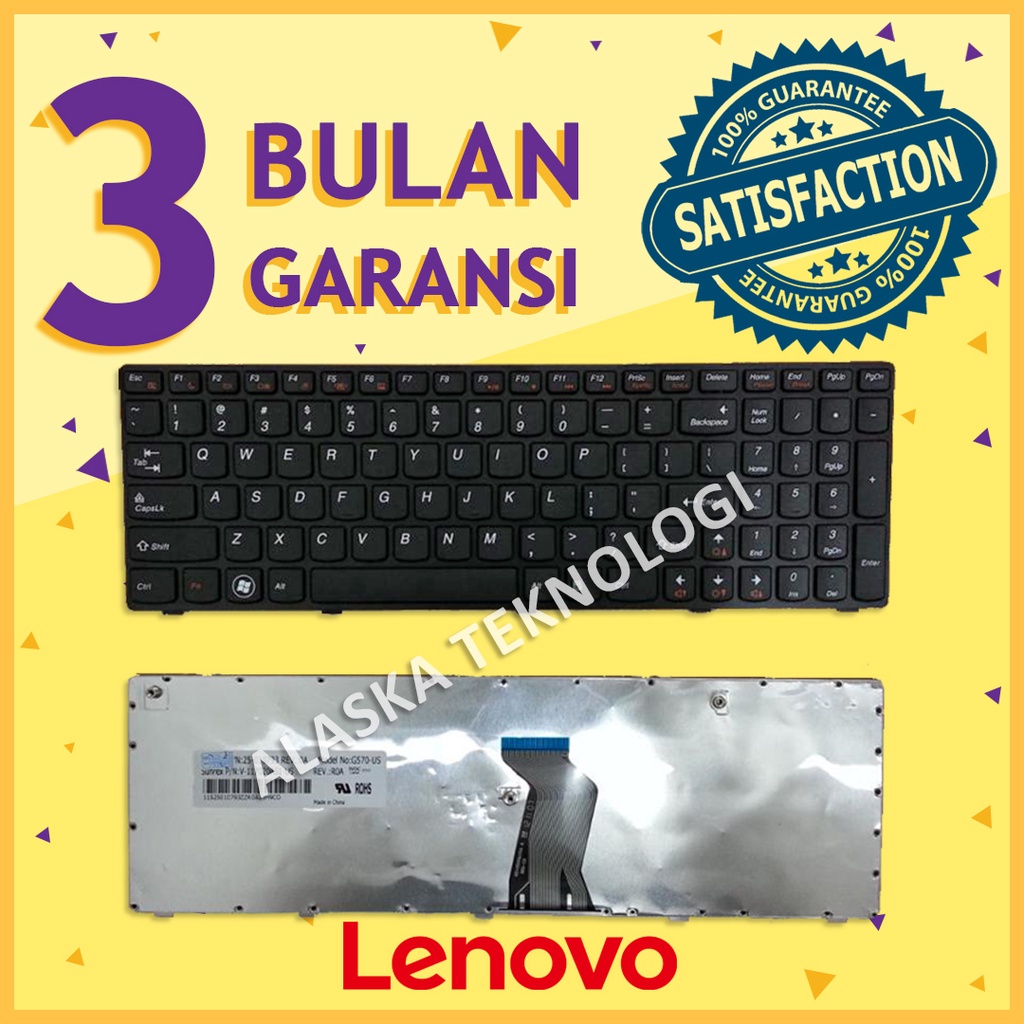 Keyboard Keybord Kibord Kibod Kibot Laptop Notebook Lenovo G560 G565 G570 G580 Ideapad G560 G560e G5