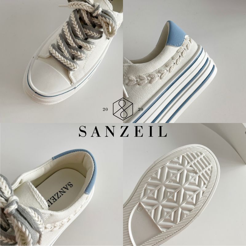 0701 Sanzeil Jihon - Sepatu Sneakers Wanita Original Import