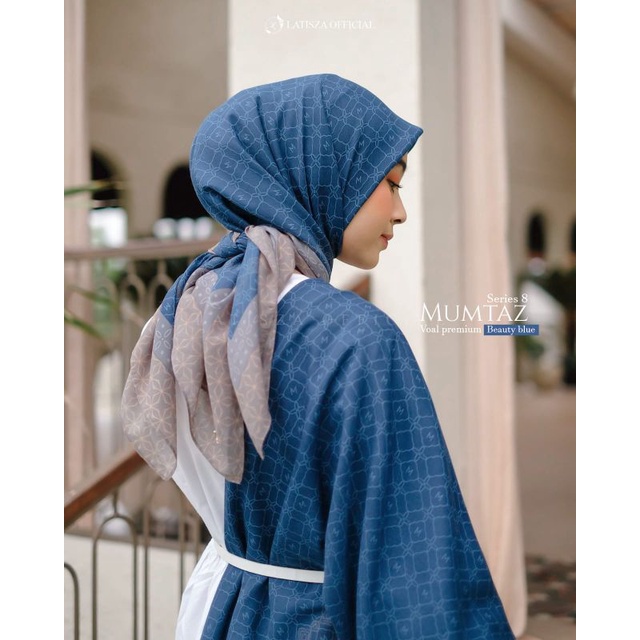 BEST SELLER NEW SCRAF KEKINIAN//SEGIEMPAT MOTIF//MUMTAZ SERIES 8 ORIGINAL LATISZA HIJAB
