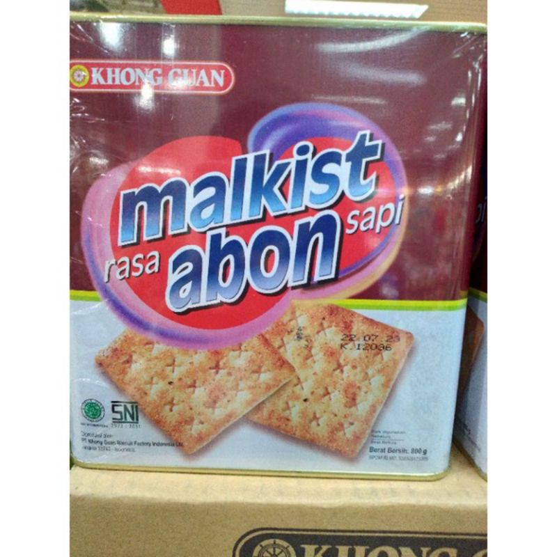 Malkist abon kaleng cookies