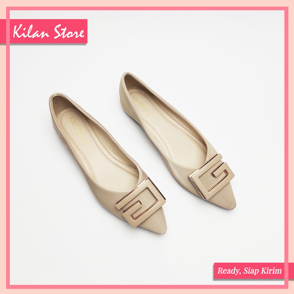Flatshoes Wanita Humaira 1522102 - Sepatu Flat Wanita Sepatu Teplek Wanita Nyaman Digunakan