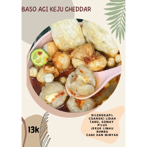 

baso aci keju cheddar