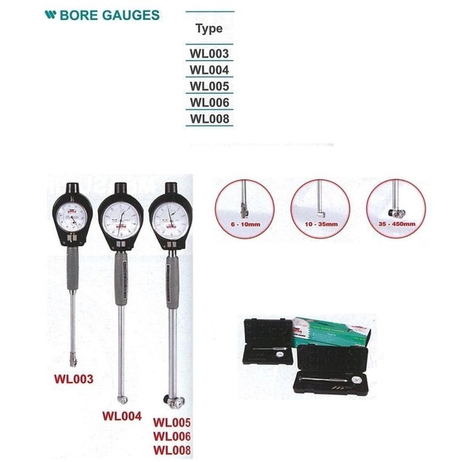 Bore Gauge Range 10-18 mm - Wipro WL003 sumberh11 Berkualitas