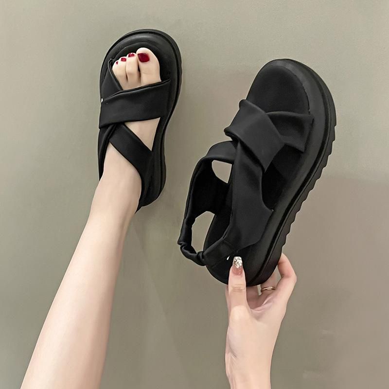 22160 Sandal Slip On Wanita Import Xnot Tali Belakang