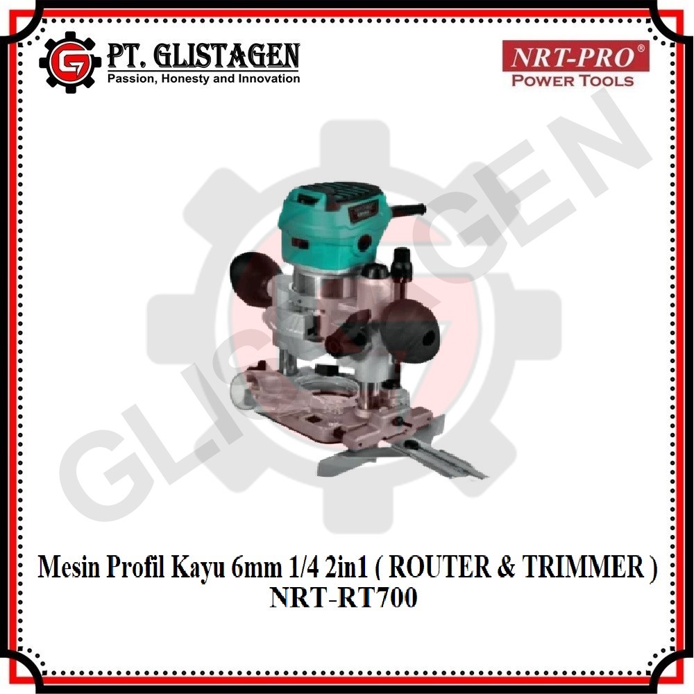 NRT-PRO RT 700 HD Mesin Profil Kayu 6mm 2 In 1 Router RT700HD RT700