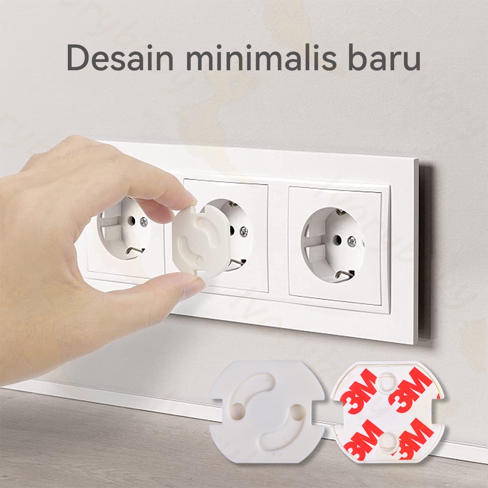 Ivorybaby Pengaman stop kontak 1PCS Penutup lubang colokan listrik baby safety Socket cover