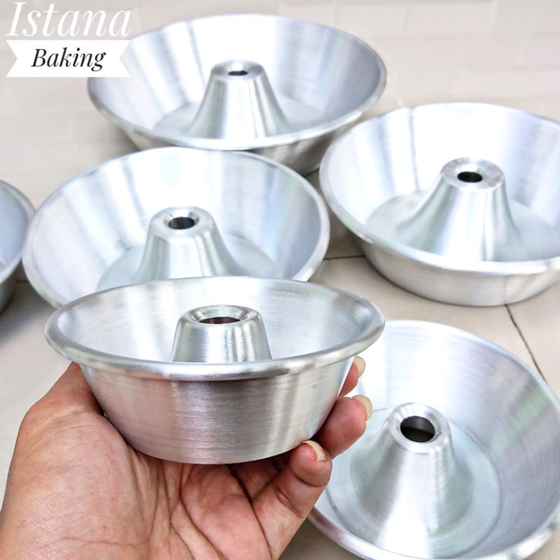 Istana Baking Ecer Loyang Bolu Aluminium Cetakan Bolu Tulban/Sponge Cake Aneka Ukuran/ Bolu Chiffon Aneka Size Aluminum Prees Ecer Bijian Termurah