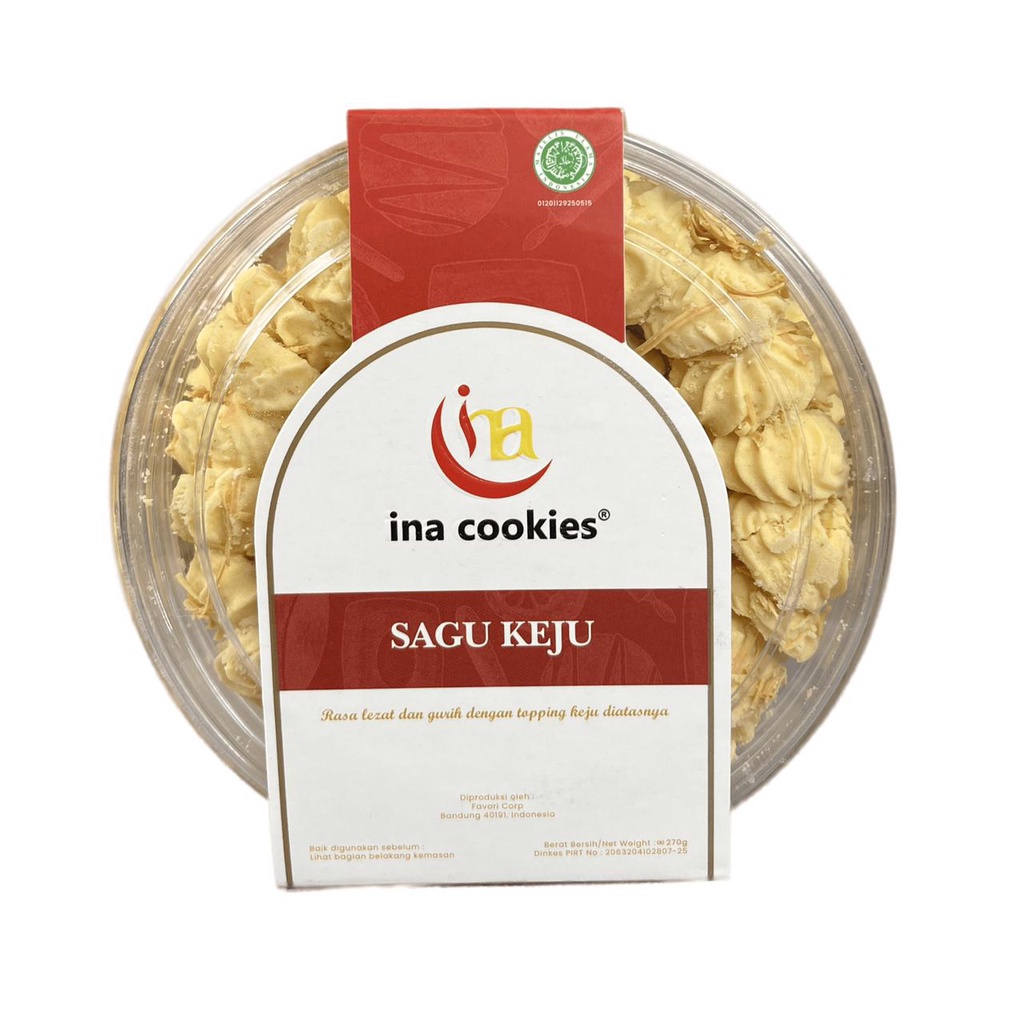 

Ina Cookies Sagu Keju Kue Kering Lebaran Best Seller Favorite