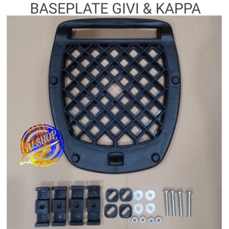 BASEPLATE KAPPA K35 K30 K42 GIVI E20 E19 E26 E30 E43 E45/ TATAKAN BOX / DUUDKAN BOX GIVI E43 E20 E19