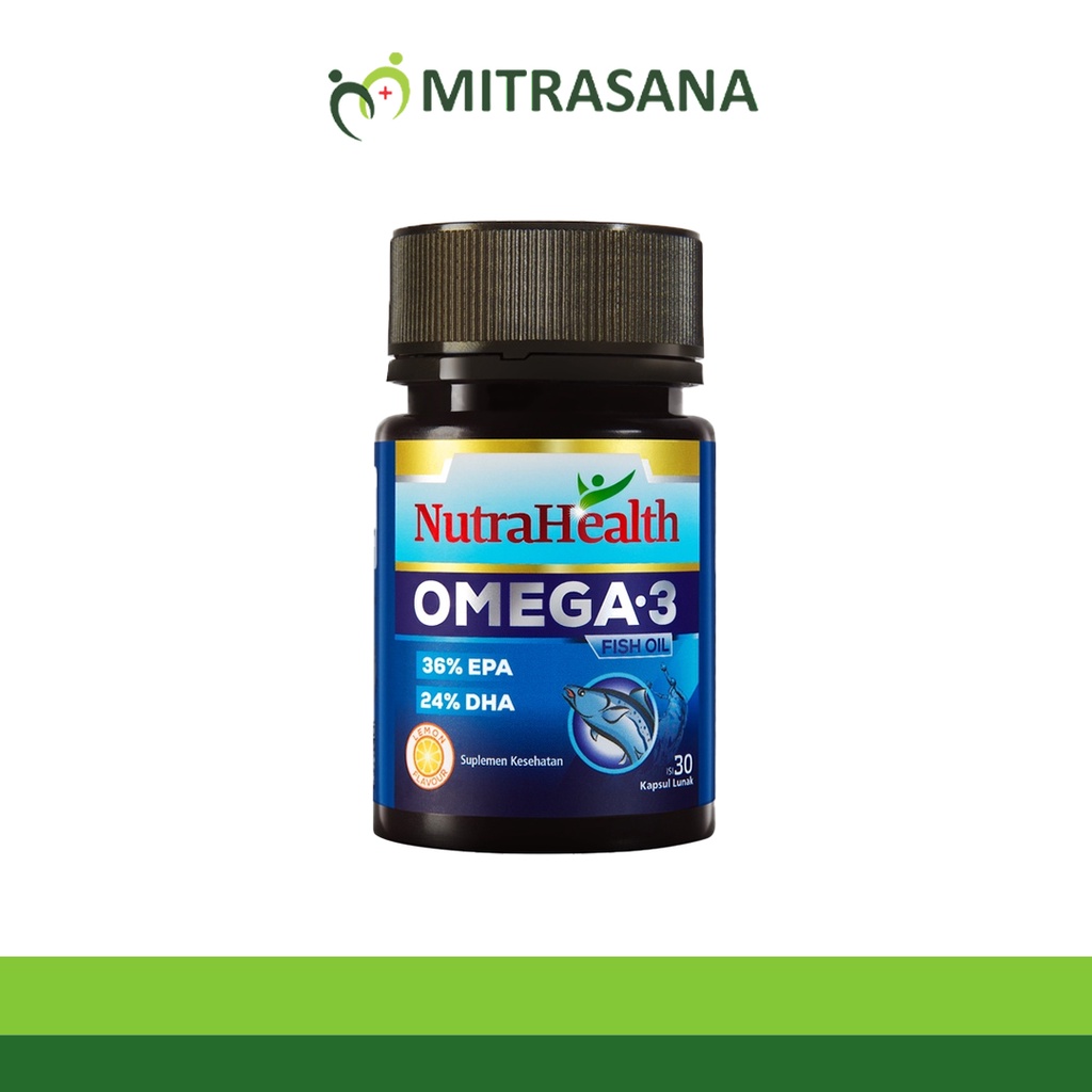 NutraHealth Omega 3 Fish Oil - 30 Kapsul Lunak