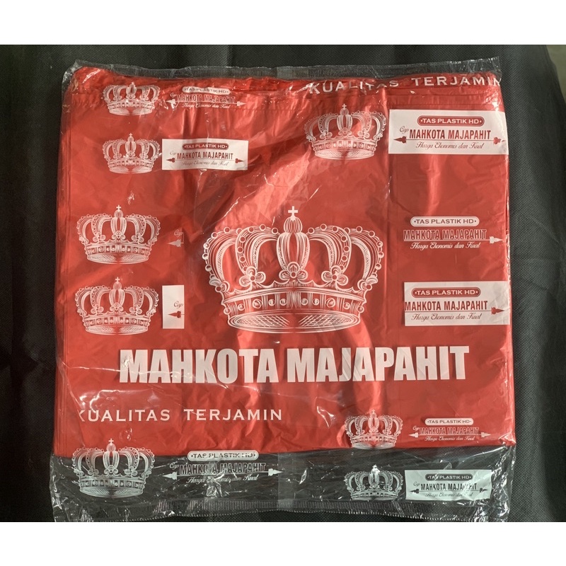 HCS -  Kresek Besar Cap Mahkota Majapahit 40x65 / Kresek Besar / Kantong Plastik Besar