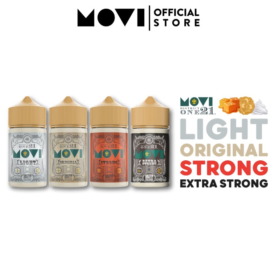 MOVI District One 21 - Salted Caramel Buttered Pralines &amp; Cream 60ML