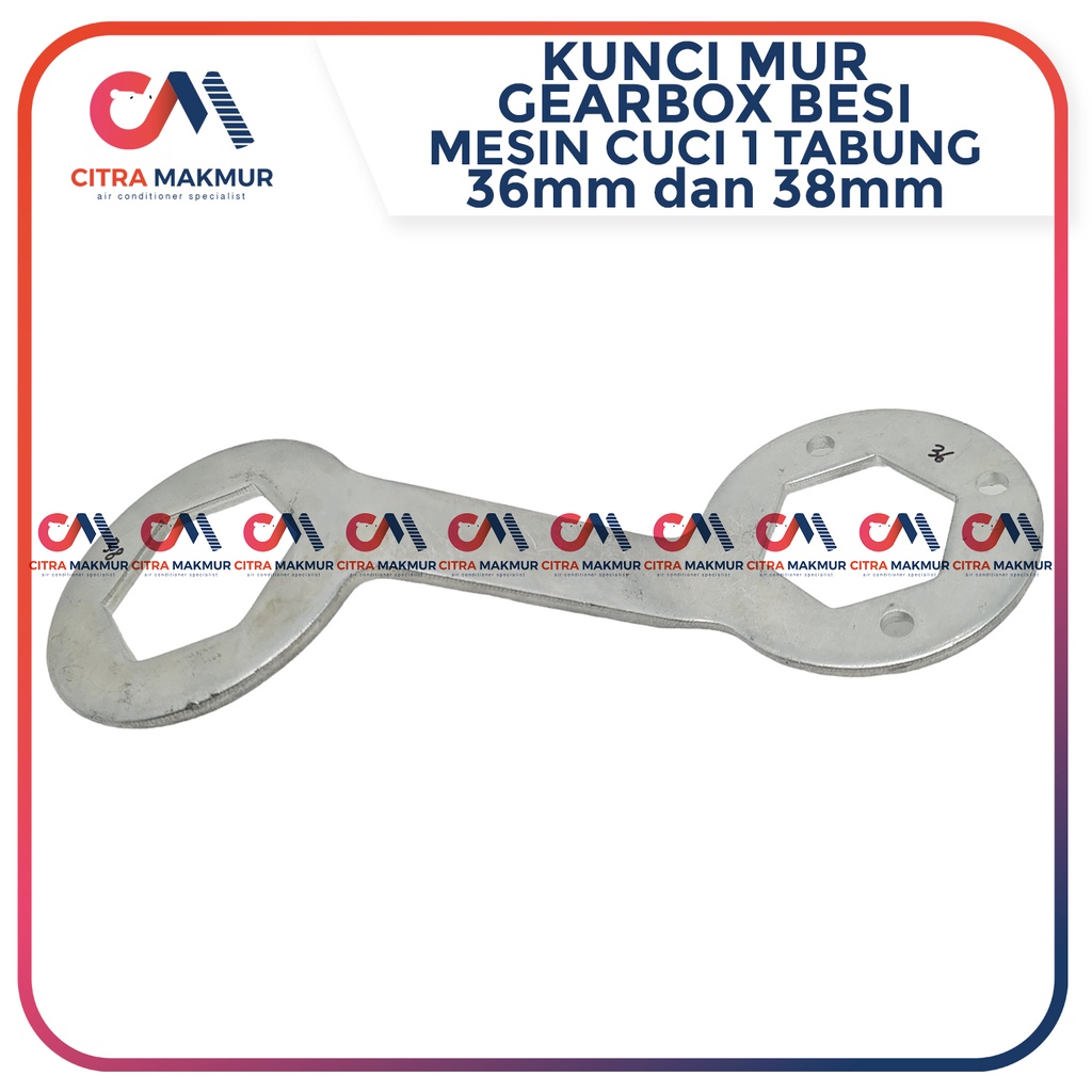 Kunci Pembuka Baut Mur Gearbox Mesin Cuci 1 Tabung 36mm - 38mm Gearbox