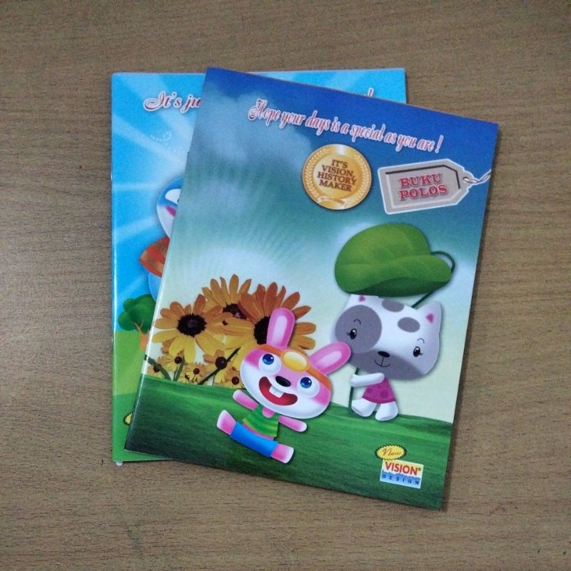 Buku Polos Vision isi 38