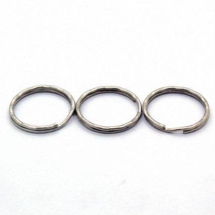 Gantungan Kunci Ring Besi Motif Kembang 5 PCS