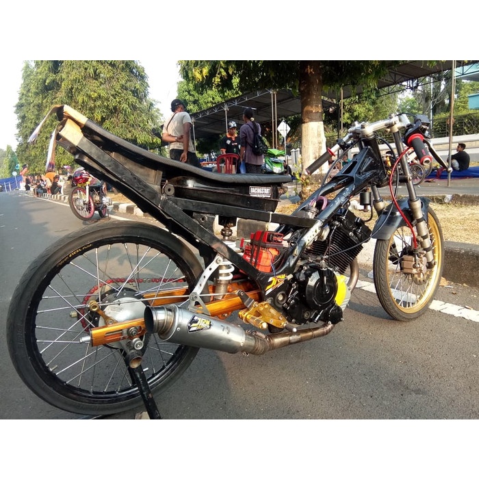 Knalpot Fu std porting 155cc JRM Muffler  STOK TERBATAS
