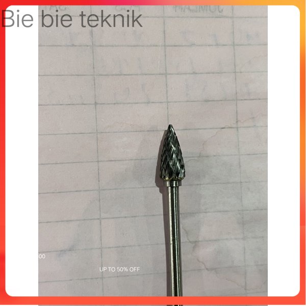 mata bor tuner panjang mata bor cun mata bor mini grinder 10cm lancip tajam 2arah . Bie bie Teknik
