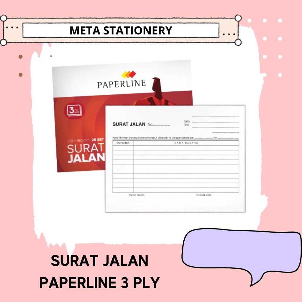 

Buku Surat Jalan Paperline 3ply