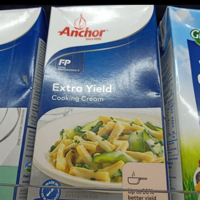 

Anchor extra yield (cooking cream) 1lt