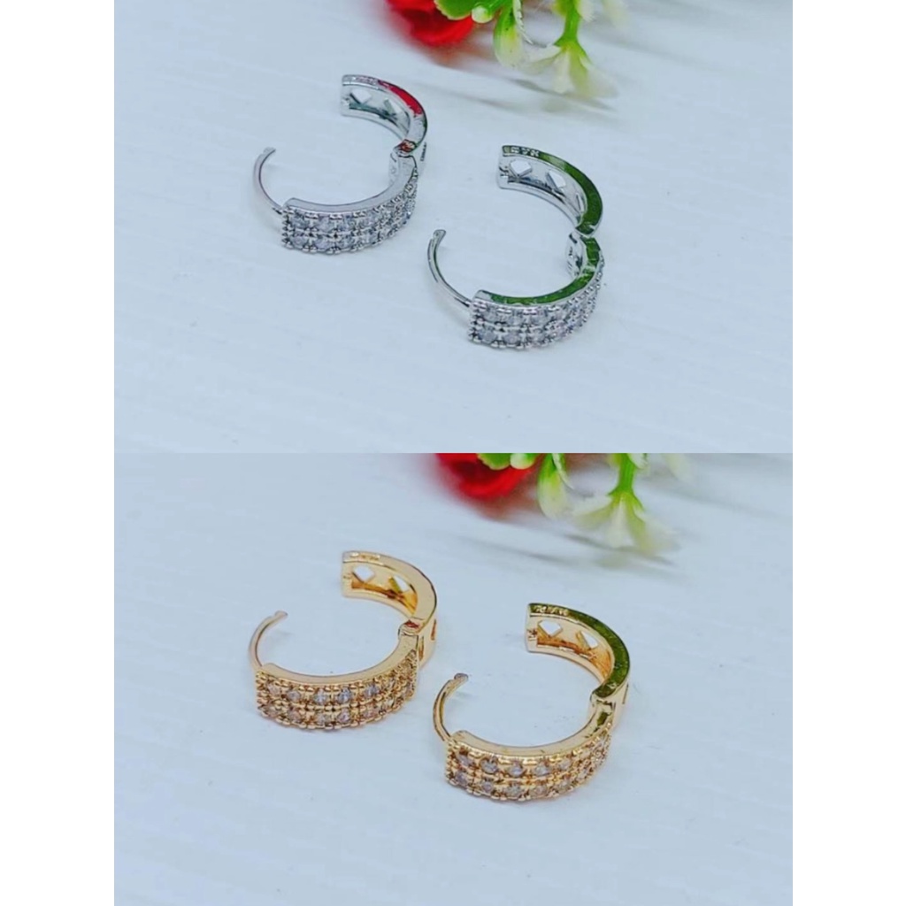 Anting Xuping Permata Laois Emas Perhiasan Wanita P01/P02