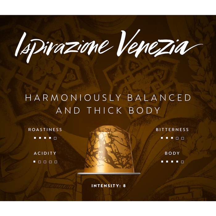 

Terlaris ✨ -Nespresso Ispirazione Venezia Coffee Capsule / Kapsul Kopi - 10 caps- 2.1.23