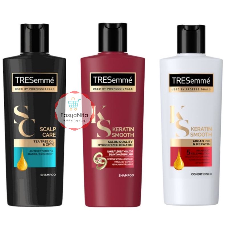 Tresemme Shampoo Conditioner Keratin Smooth Scalp Care hair fall control